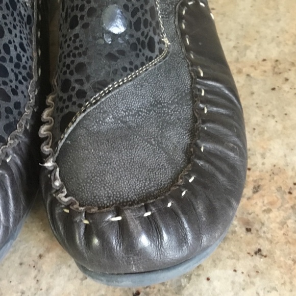 Jan Jansen Leather Wedge Booties - Picture 5 of 16